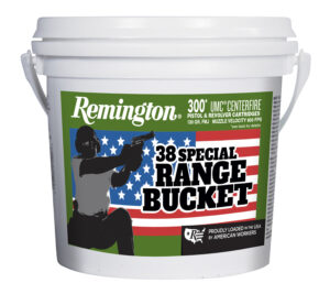 Remington .38 Special Range Bucket packaging