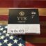 YTR Troy 410 gauge ammunition box on flag.