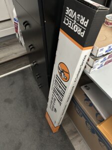 Long box with Protect & Provide packaging